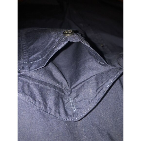 Sean John Men's Navy Short Sleeve Button-Up Shirt Size Medium - Picture 7 of 16